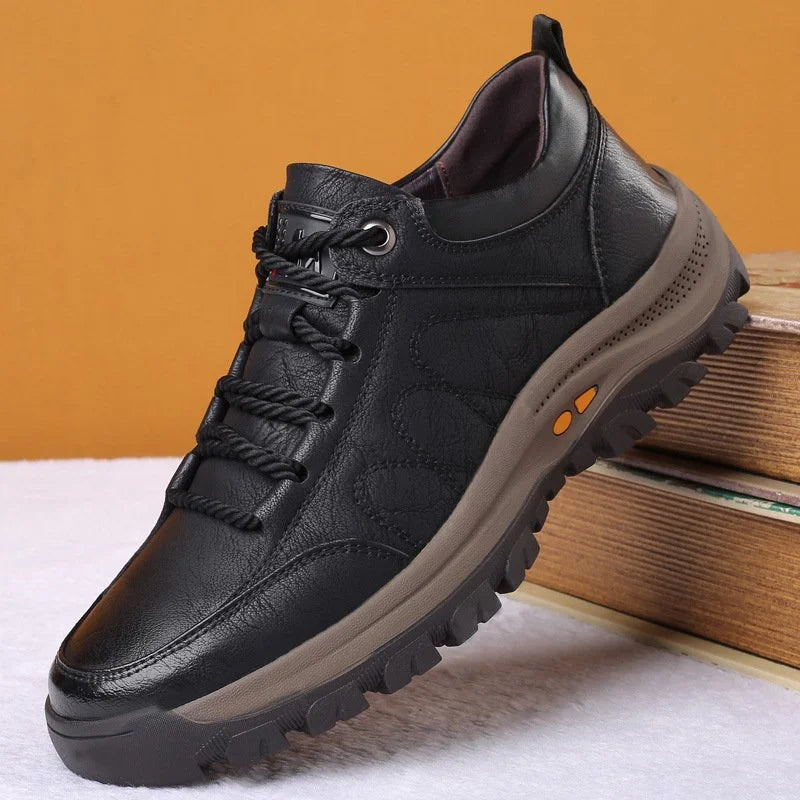 LuxoStep™ – Wasserdichte & Orthopädische Lederschuhe für Herren
