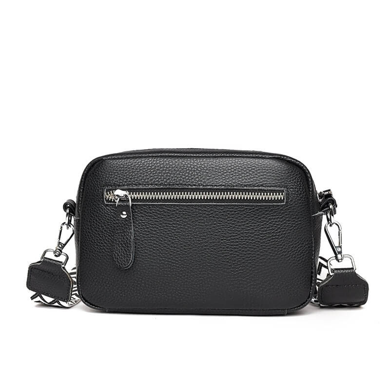 Damenhandtasche Groß Ledertasche Schwarz