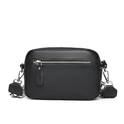 Damenhandtasche Groß Ledertasche Schwarz
