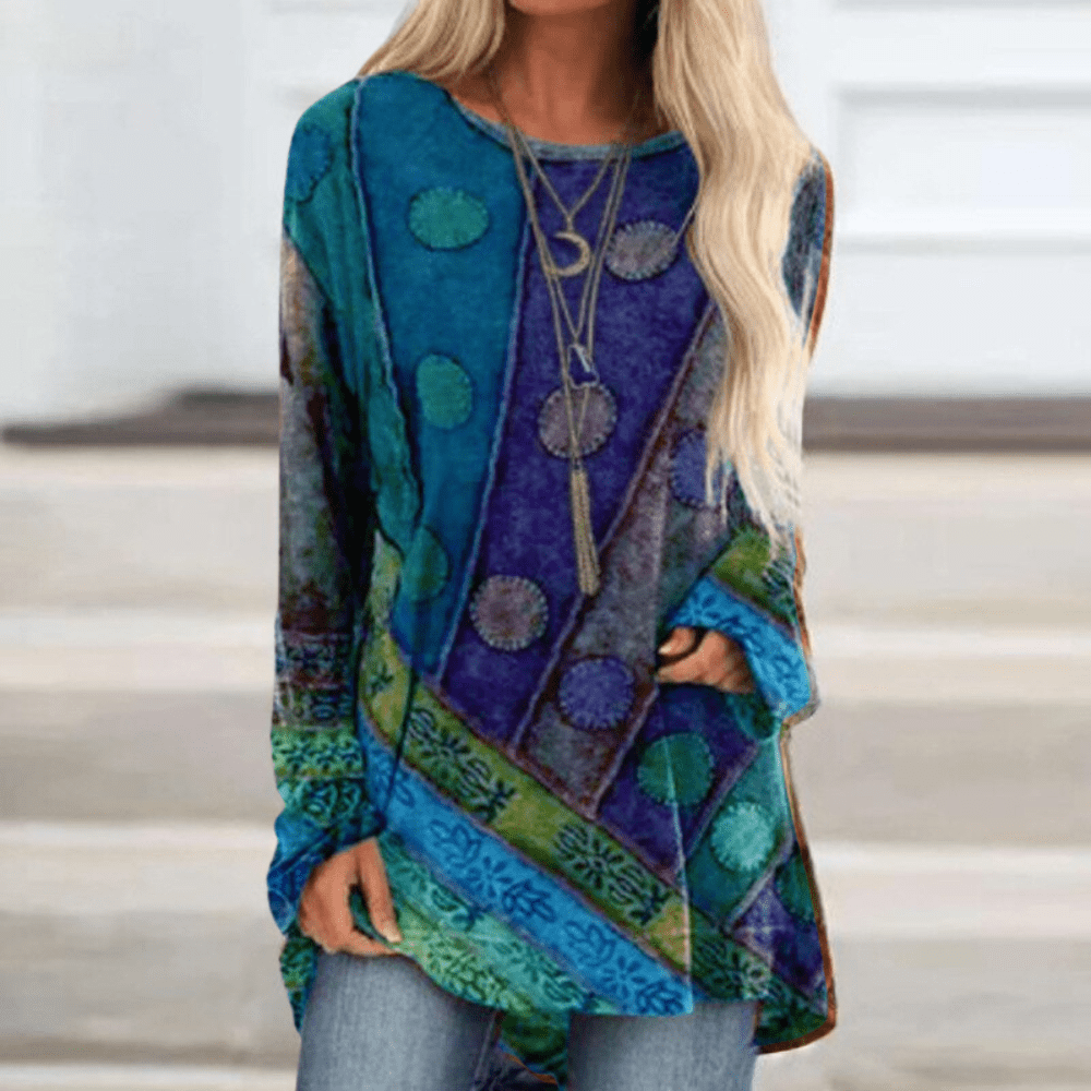 Damenpullover Herbst Vintage Look Großkaros