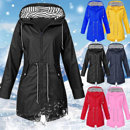 RainShield™ – Premium Wasserdichte Regenjacke für Damen