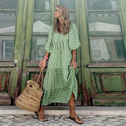 BohoChic™ – Damen Maxi Kleid Leicht & Atmungsaktiv für Sommerausflüge-2