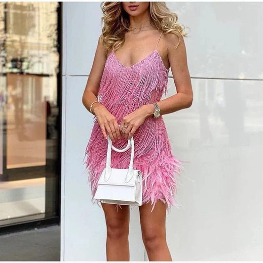 Samba™ – Damen Cocktailkleid Schwarz mit Struktur für Festliche Anlässe-1