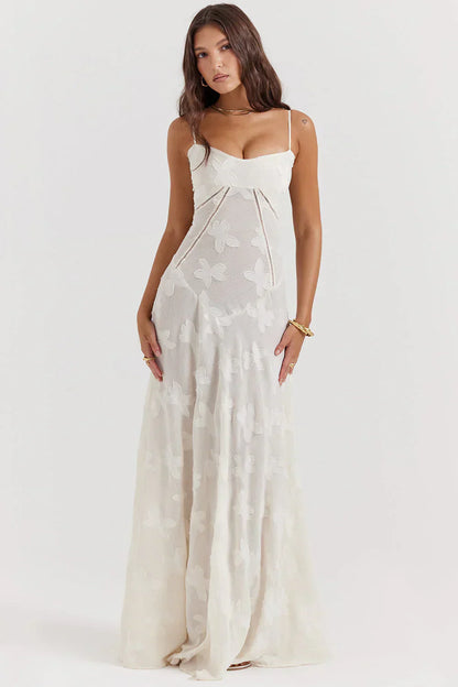 Noemi™ – Damen Maxikleid Sommer Elegantes Corsagen-Design mit Figurschmeichelndem Schnitt-1