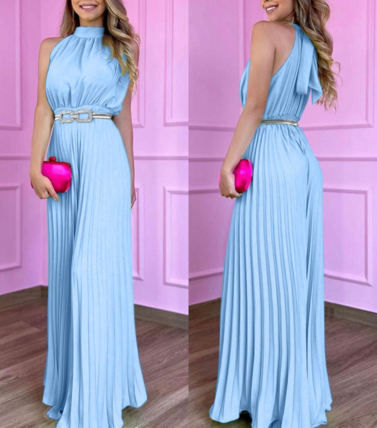 Sommer Jumpsuit Plissee Leicht Modern - Elarova
