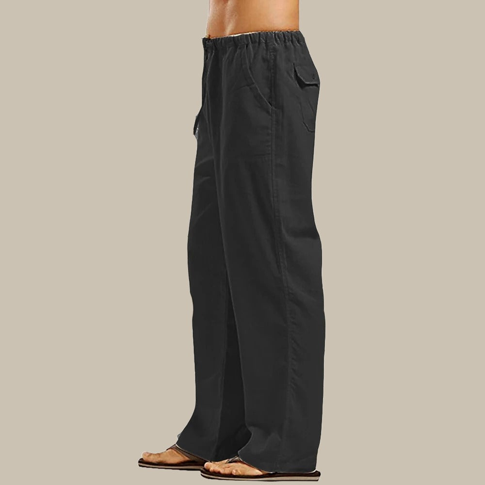 Leinen Sommerhose Herren Leicht Bequem