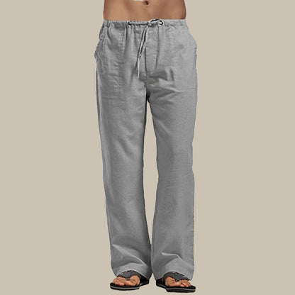 Leinen Sommerhose Herren Leicht Bequem