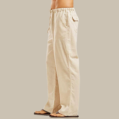 Leinen Sommerhose Herren Leicht Bequem